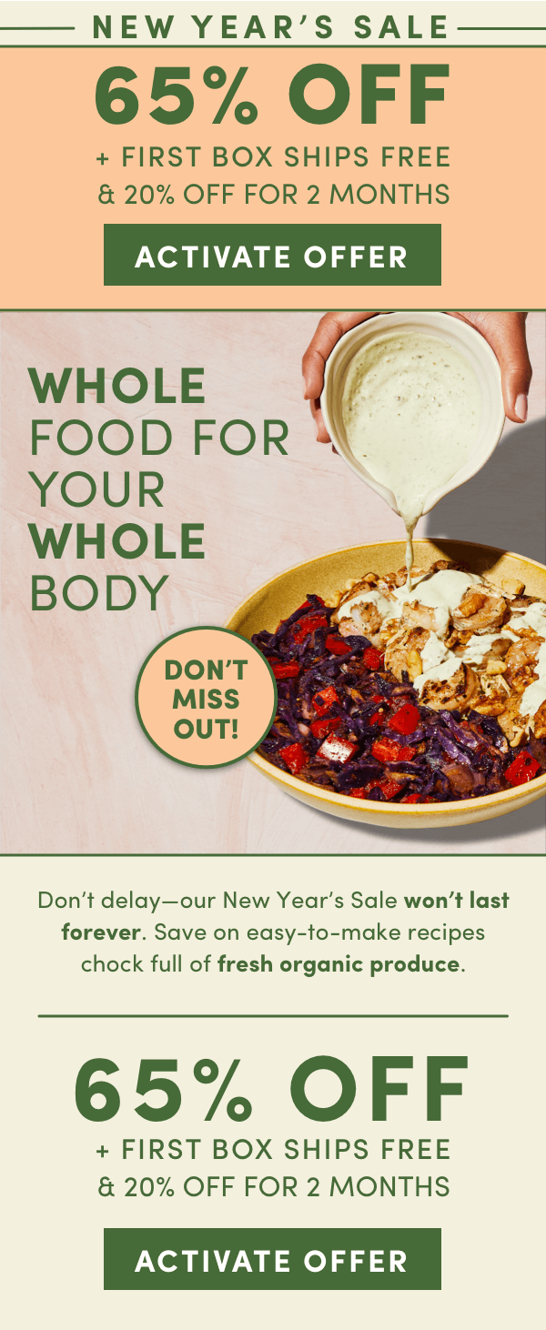 Don't delay, our New Year's Sale won't last forever. Get 65% off now!