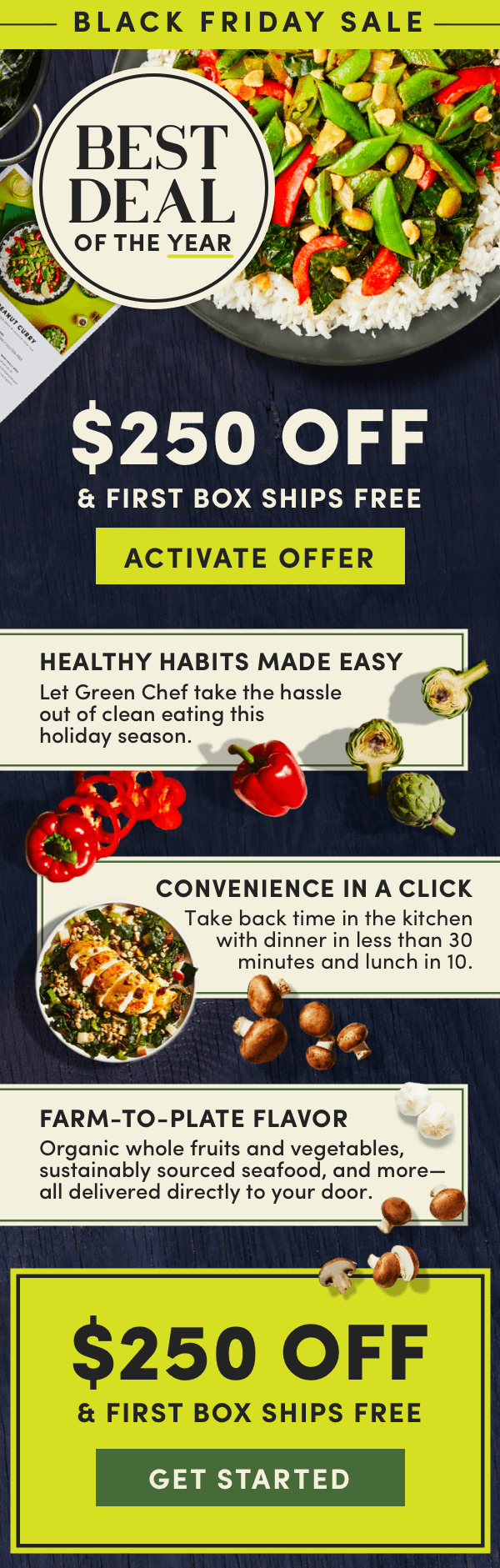 Healthy habits made easy. Get $250 off + first box ships free. 