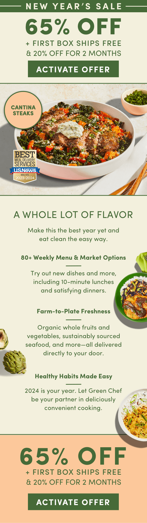 A whole lot of flavor. Make this the best year yet and eat clean the easy way.