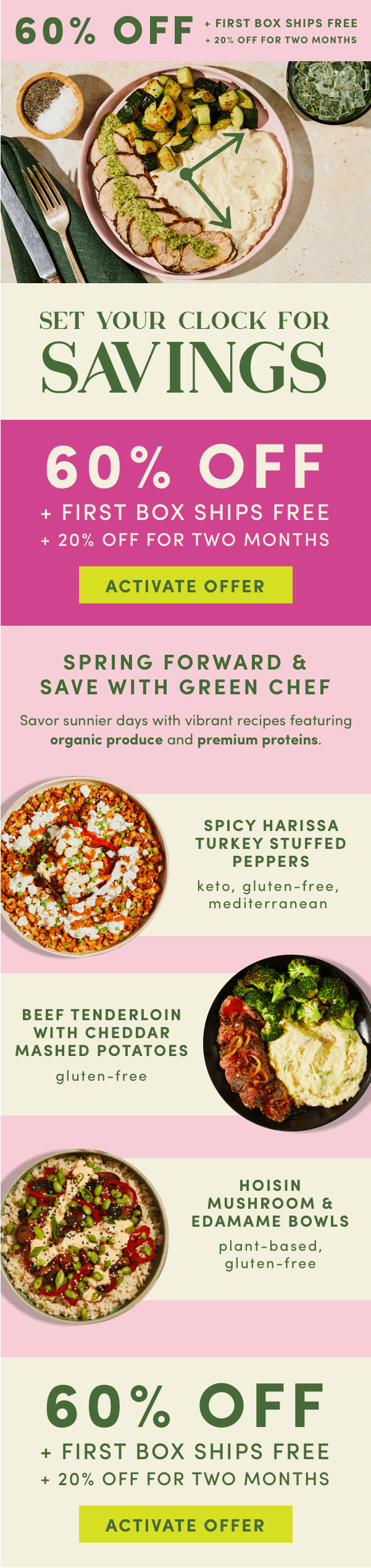 Set your clock for savings with 60% off! 