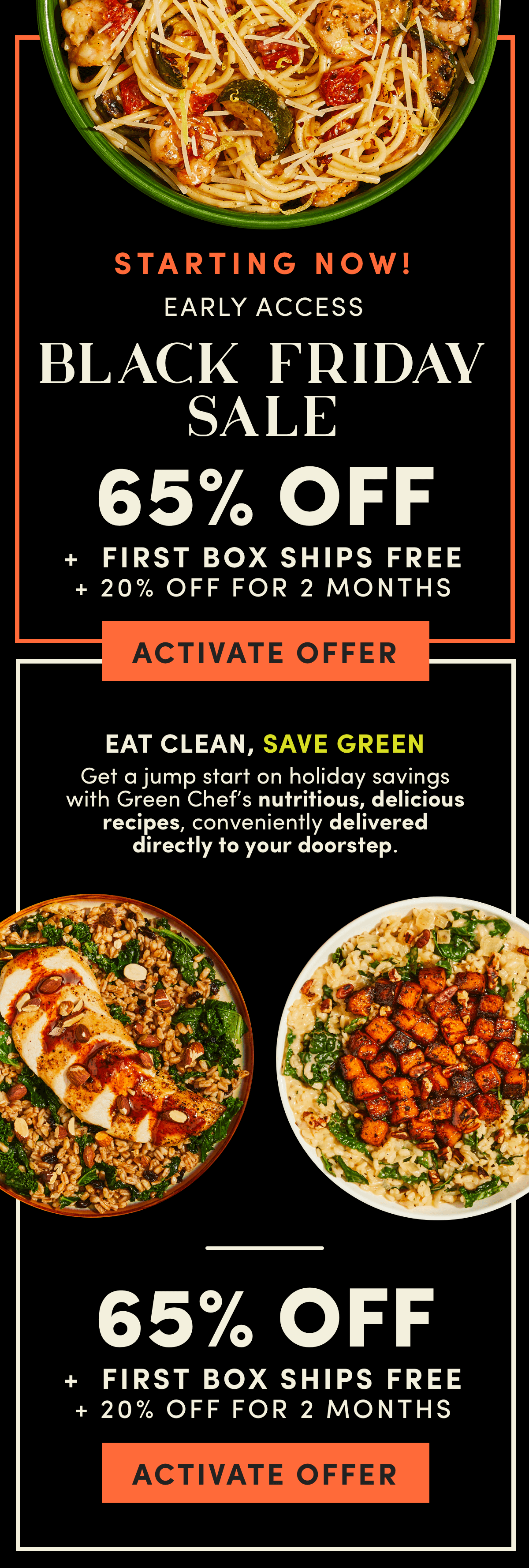 Fall flash sale to eat clean this season. Get 65% off + 20% off for 2 months. 