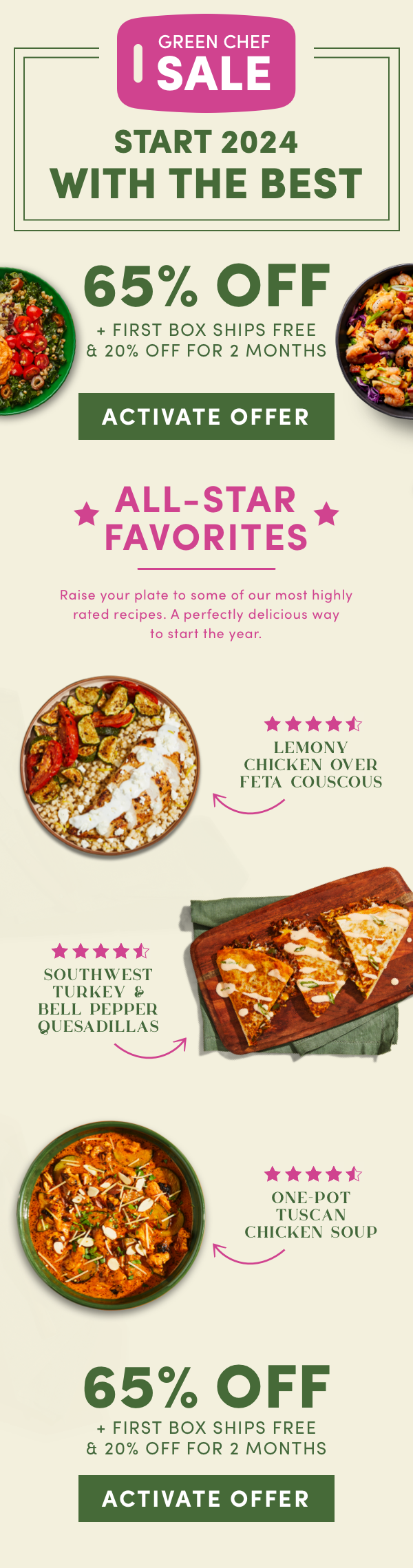 Start 2024 with the best and 65% off! 