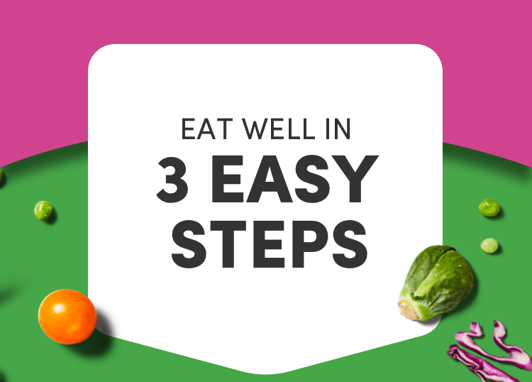 Eat well in 3 easy steps