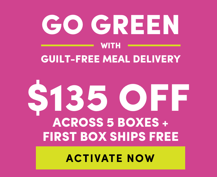 Go Green with Guilt-Free Meal Delivery