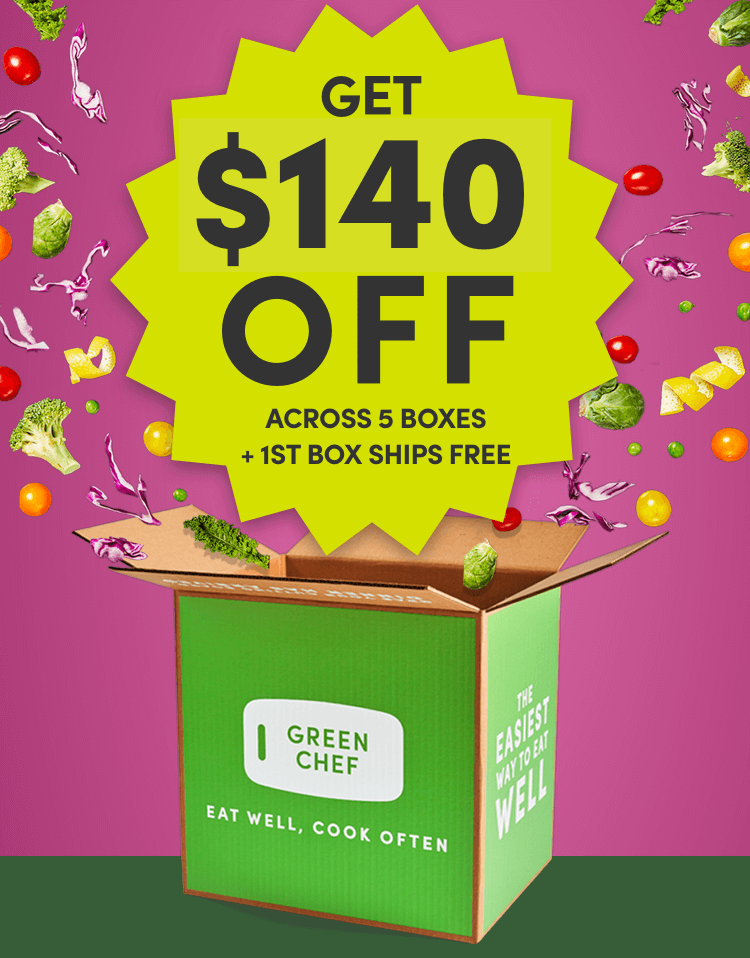 Get $140 OFF Across 5 Boxes + 1st Box Ships Free