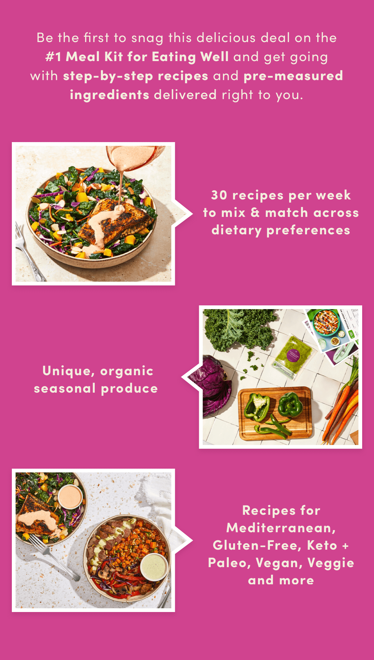 Be first to snag this delicious deal on the #1 Meal Kit for Eating Well
