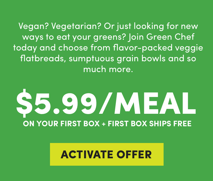 $5.99/Meal on Your First Box + First Box Ships Free | Activate Offer