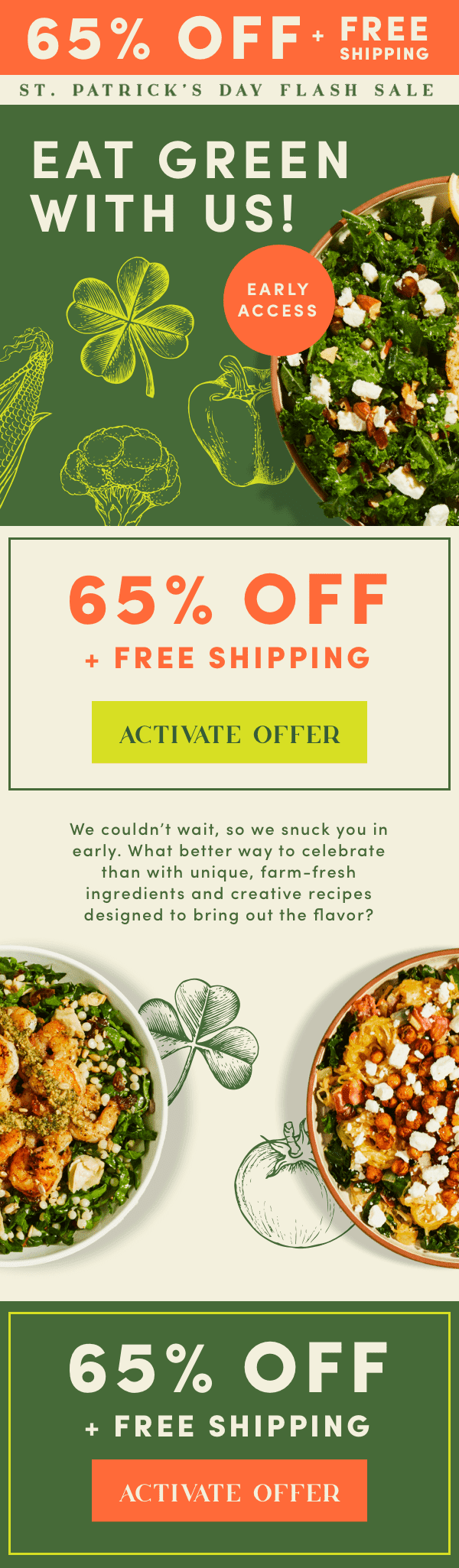 65% off + free shipping