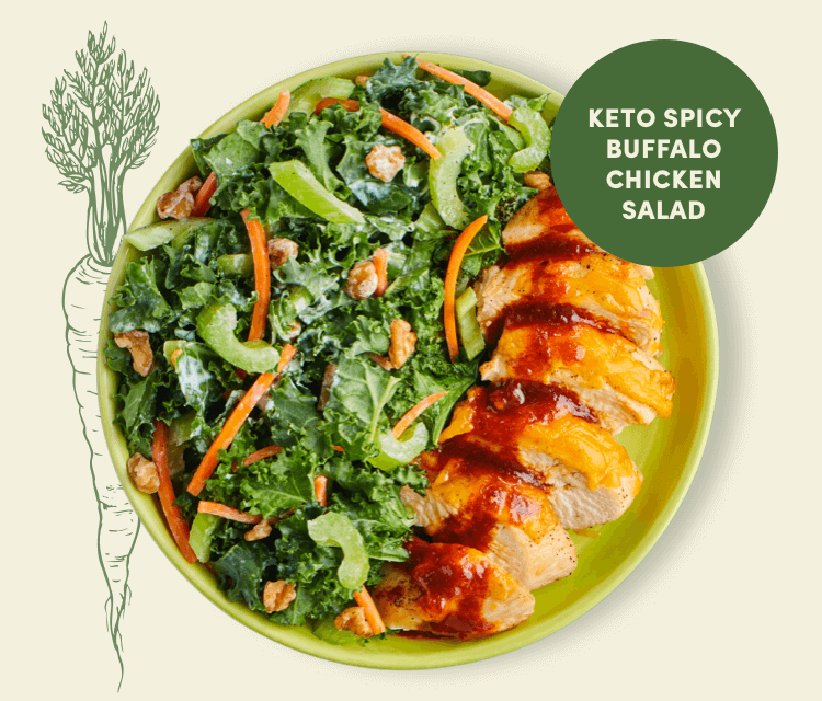 Keto Spicy Buffalo Chicken Salad