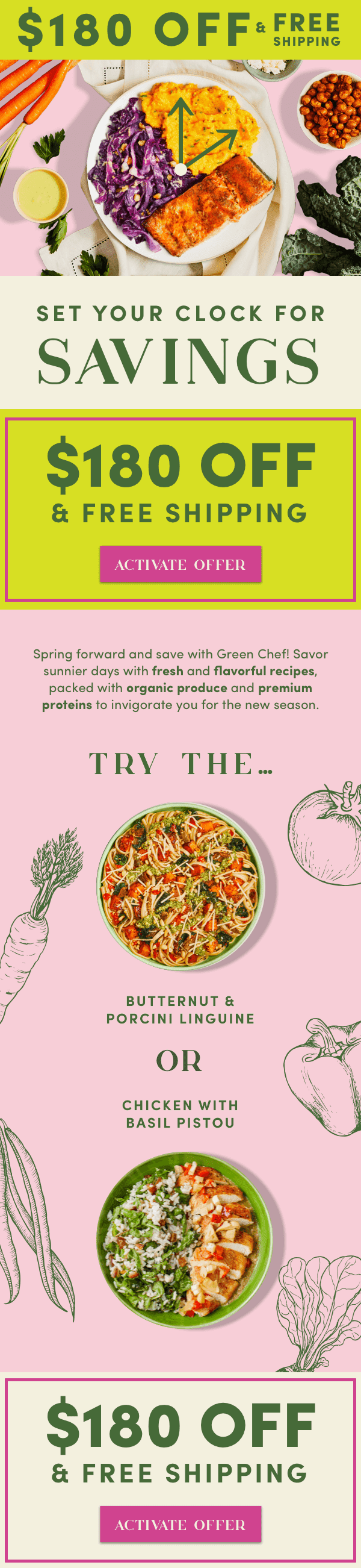$180 off + free shipping - Brand New Recipes