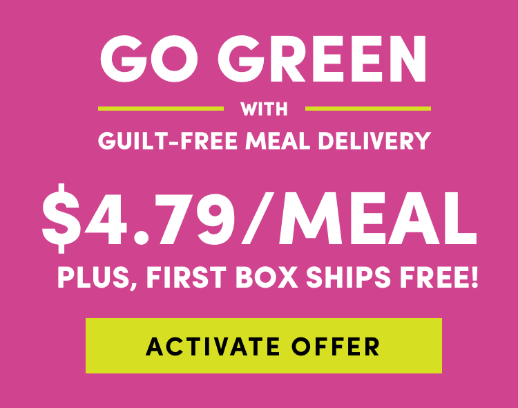Go Green with Guilt-Free Meal Delivery